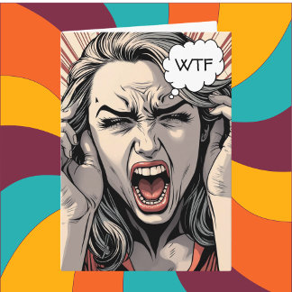 Tarjeta Indignación por la reelección de Trump Demócrata