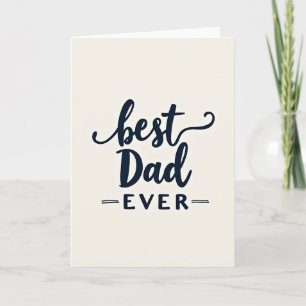 Tarjeta Índigo Mejor Papá del Mundo