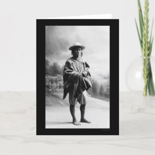 Tarjeta Indio de Aymara en Bolivia 1905