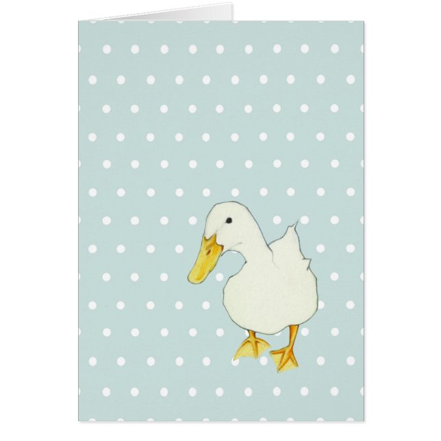 Tarjeta individual de beso pato (Frente)