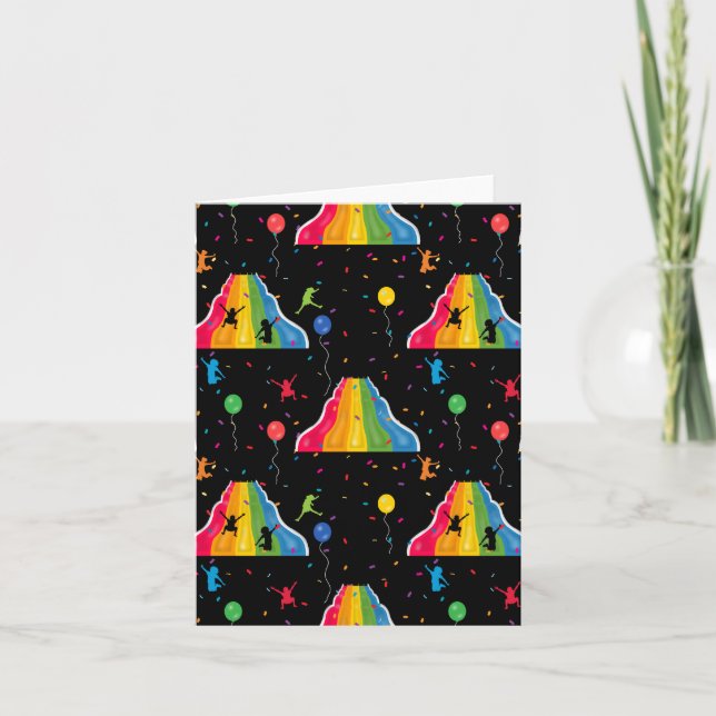 Tarjeta Indoor Slide Park Kids Playground  (Anverso)