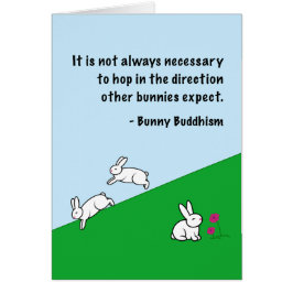 Tarjeta inesperada del salto