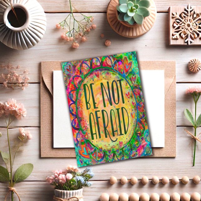 Tarjeta Inespiritualidad "No tengas miedo" (Subido por el creador)