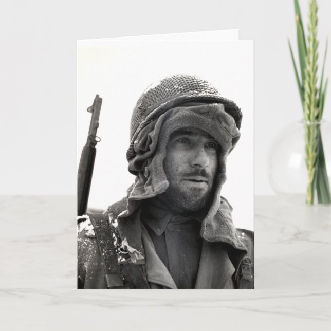 Tarjeta Infantería estadounidense de la Segunda Guerra Mun (Anverso)