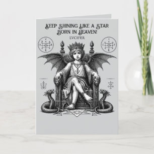 Tarjeta Infantil Celestial Infernal Hijo de Luz