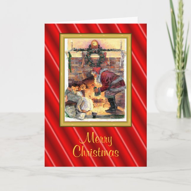 Tarjeta infantil de Santa María (Anverso)