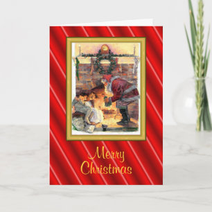 Tarjeta infantil de Santa María