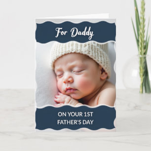 Tarjeta Infantil para el Día del Padre Floral