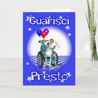 Tarjeta infantil Quarisci Presto para italiano