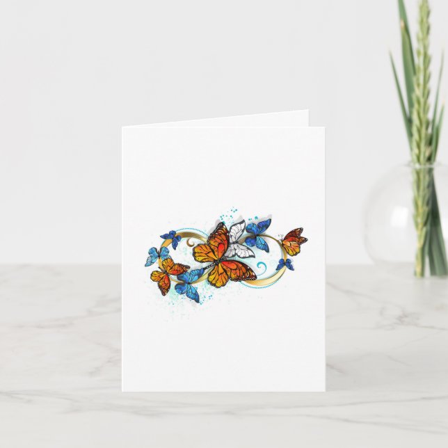Tarjeta Infinidad de Mariposas Monarca (Anverso)