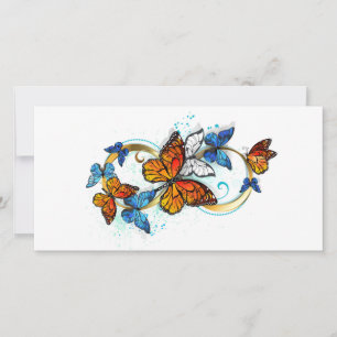 Tarjeta Infinidad de Mariposas Monarca