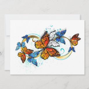 Tarjeta Infinidad de Mariposas Monarca