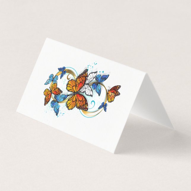 Tarjeta Infinidad de Mariposas Monarca (Anverso)