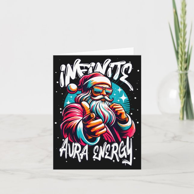 Tarjeta Infinite Aura Energy And Sigma Rizzmas  (Anverso)