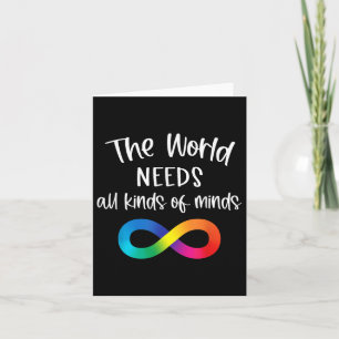 Tarjeta Infinito El Mundo Necesita Todo Tipo De Autismo De