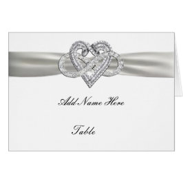 Tarjeta Infinity Heart Boda Table Place