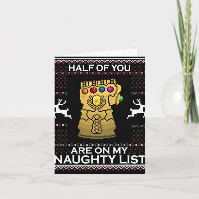 Tarjeta Infinity Xmas Friend T Shirt  (Anverso)