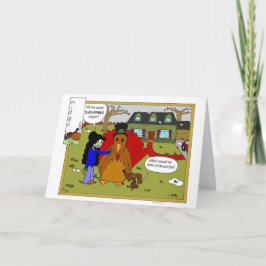 Tarjeta inflable de la acción de gracias de