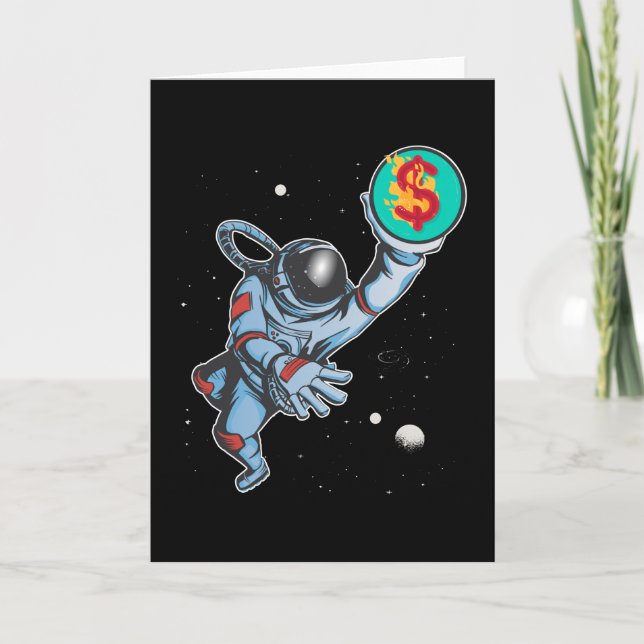 Tarjeta Inflación al astronauta de la luna (Anverso)