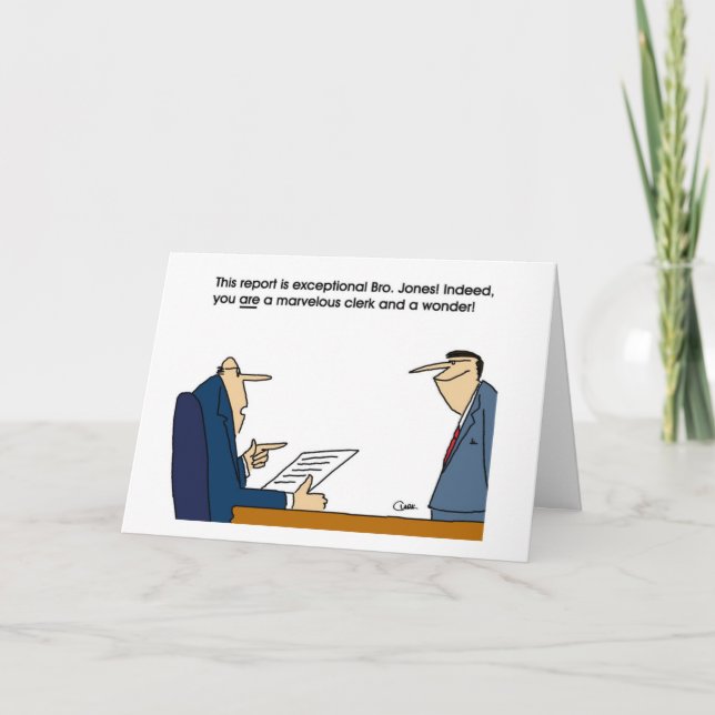 Tarjeta Informe excepcional (Anverso)