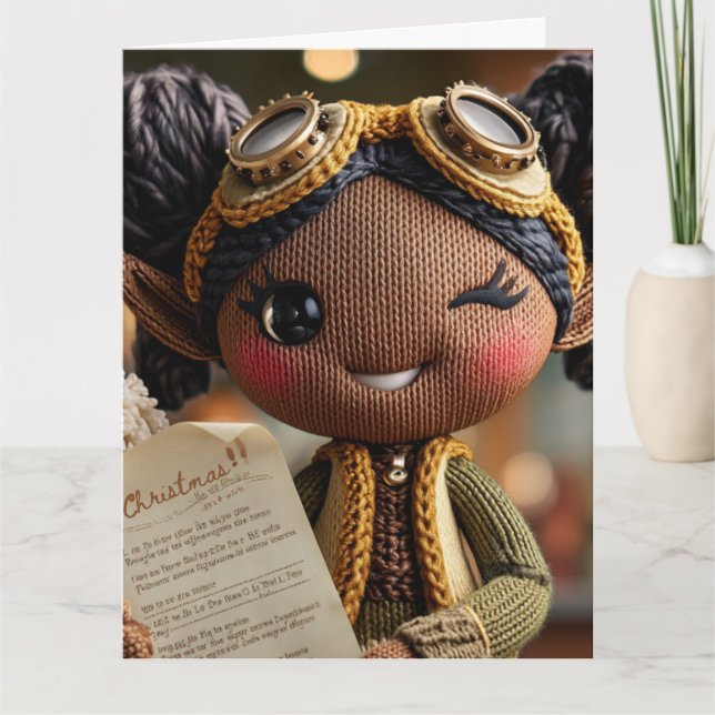 Tarjeta Informe oficial de duendes "En blanco por dentro" (Anverso)