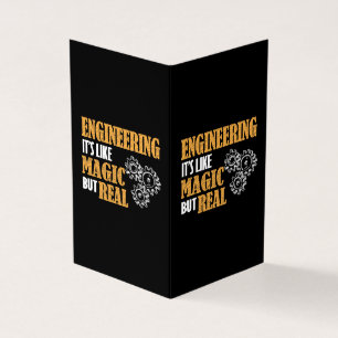 Tarjeta Ingeniería - Es como la magia pero es realmente di