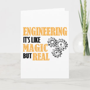 Tarjeta Ingeniería - Es como la magia pero es realmente di