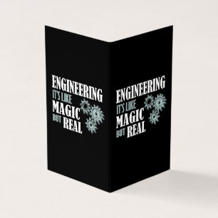 Tarjeta Ingeniería - Es como la magia pero real