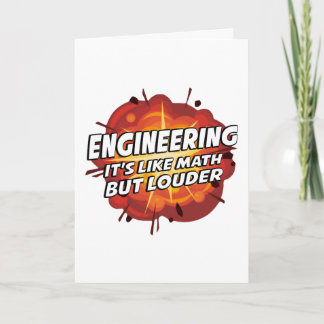 Tarjeta Ingeniería - Es como matemáticas pero más fuerte
