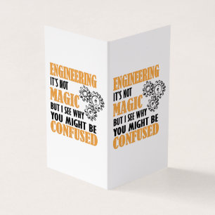 Tarjeta Ingeniería - Veo Por Qué Podrías Estar Confundido