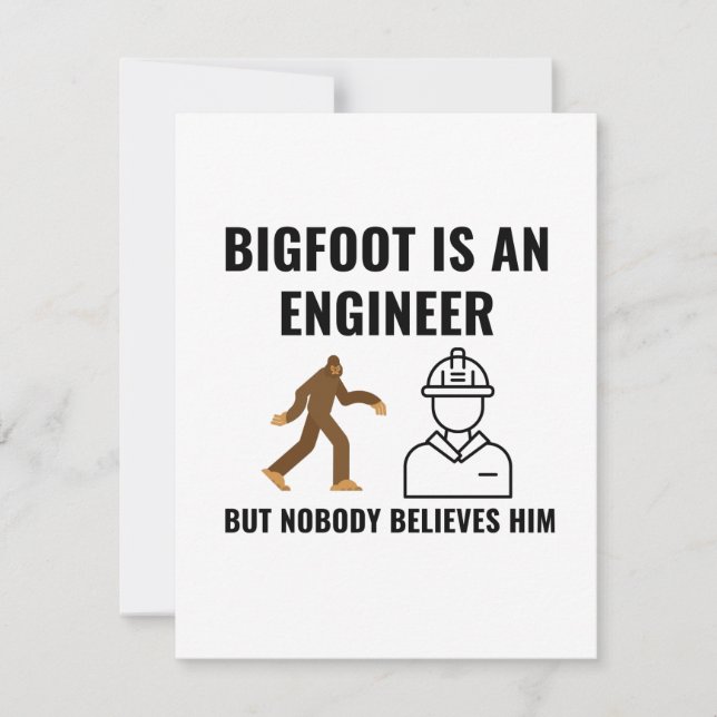 TARJETA INGENIERO BIGFOOT (Anverso)