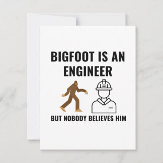 TARJETA INGENIERO BIGFOOT