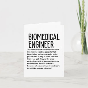 Tarjeta Ingeniero biomédico