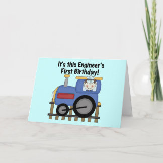 Tarjeta Ingeniero de Entrenamiento Camisas de Cumpleaños y
