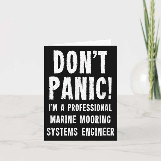 Tarjeta Ingeniero de sistemas de monitoreo marino (Anverso)