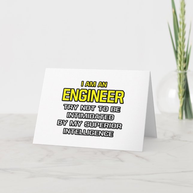 Tarjeta Ingeniero... Inteligencia superior (Anverso)