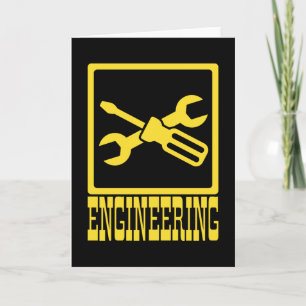Tarjeta Ingeniero Mecánico Herramientas de Ingeniería Dive