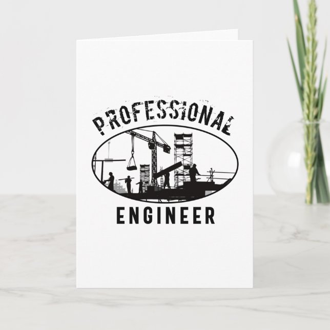 Tarjeta Ingeniero profesional (Anverso)