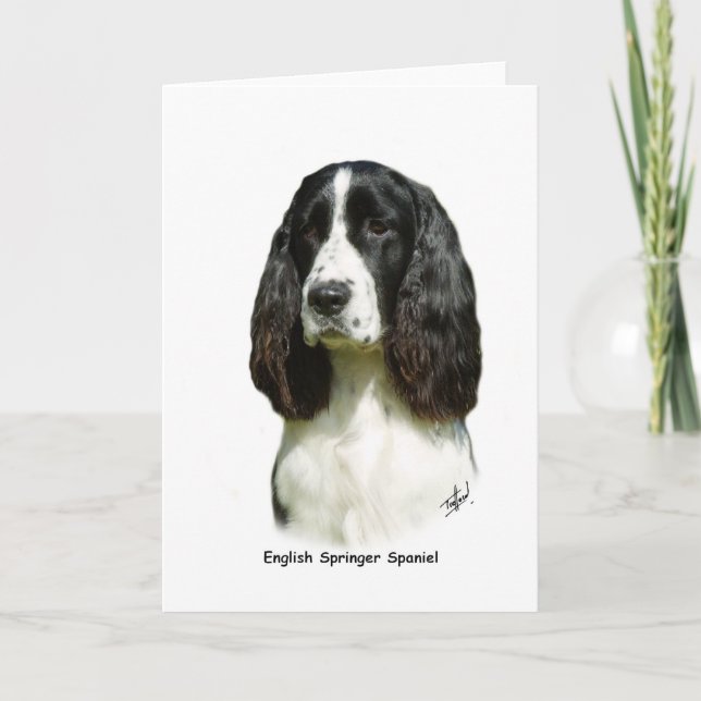 Tarjeta Inglés Springer Spaniel 9J37D-20 (Anverso)