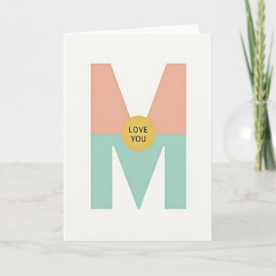 Tarjeta Inicial Dulce Día de la Madre