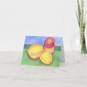Tarjeta Ink & Lemons Notecard