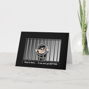 TARJETA INMATE - PRISIÓN - DETRÁS DE LOS BARES - ALENTAMIE
