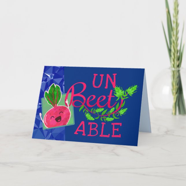 Tarjeta Inmejorable - Punny Garden (Anverso)