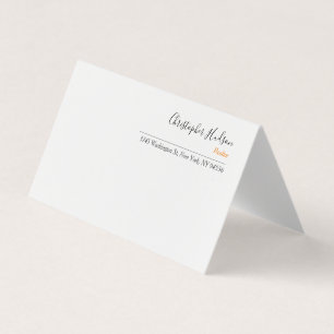 Tarjeta Inmobiliaria Profesional Realtor Simple