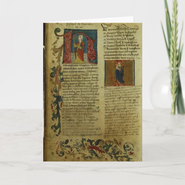 Tarjeta Inscripción de Martin Luther (Anverso)