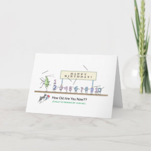 Tarjeta Insect Parade HappyBirthday Card - Circular tu eda