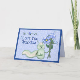 Tarjeta Insecto del amor de la abuela