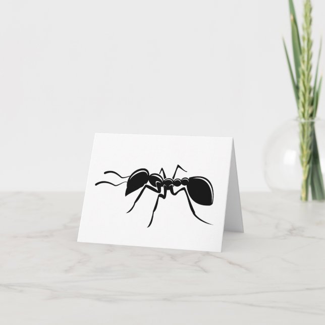 Tarjeta Insectos para dibujar hormiga (Anverso)