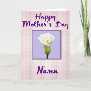 Tarjeta insertada del Día de la Madre floral