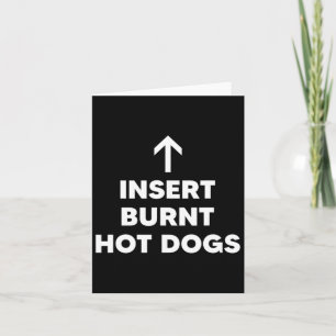Tarjeta Insertar Perros Calientes Quemados Verano Bbq Perr